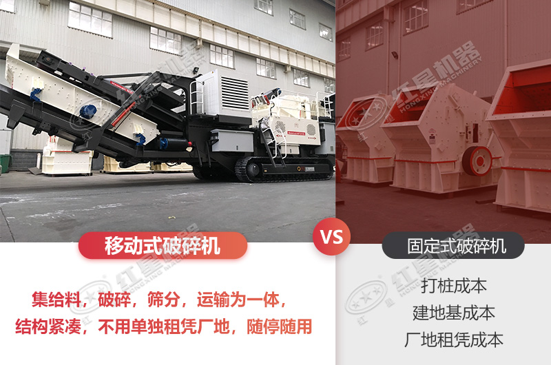 移動式破碎機基礎(chǔ)成本投資少