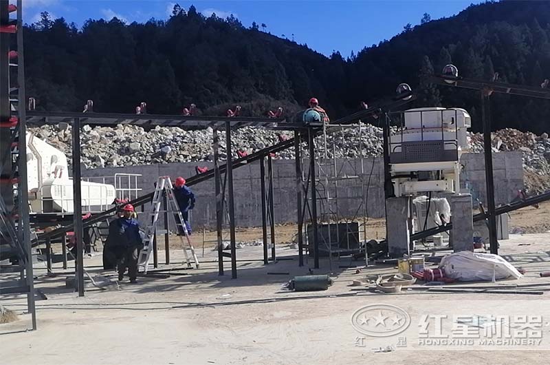 廠家派技術(shù)人員到反擊破安裝現(xiàn)場(chǎng)指導(dǎo)