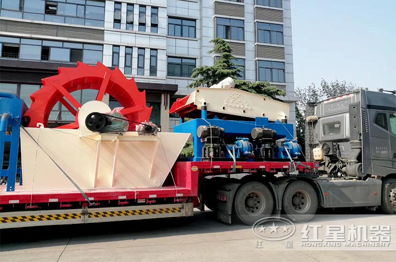 輪式細(xì)砂回收一體機(jī)發(fā)貨