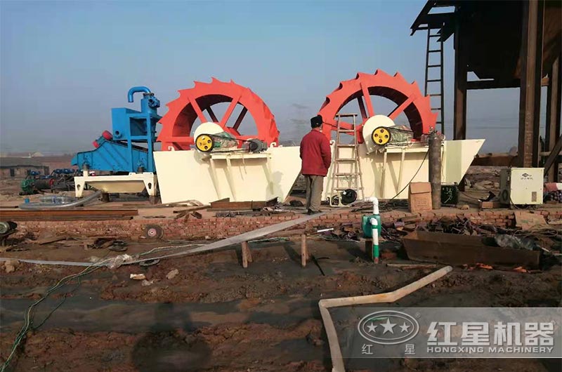 輪式帶細(xì)沙回收功能的洗沙機(jī)