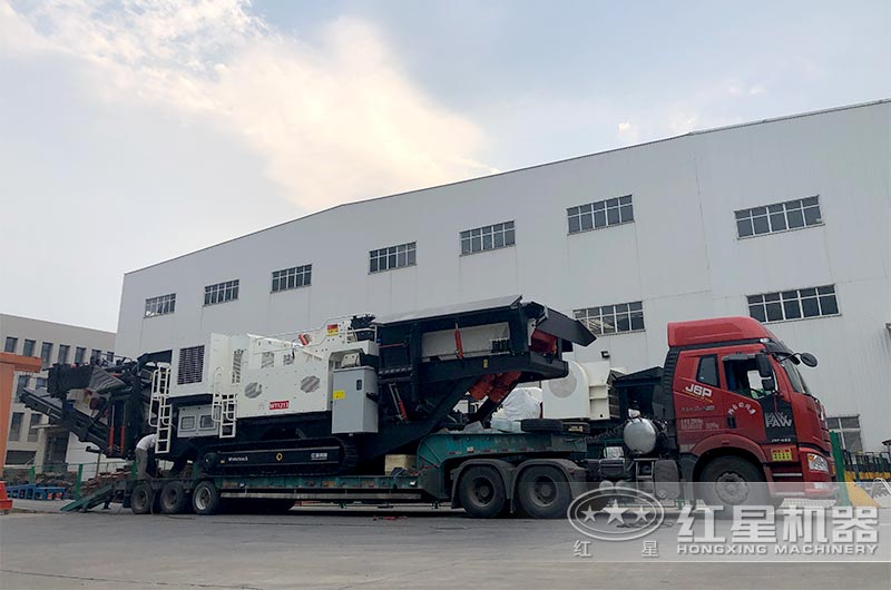 日產(chǎn)300方聯(lián)合式移動(dòng)破碎站，你敢想它敢干