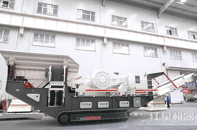 履帶式移動(dòng)破碎站，智能環(huán)保