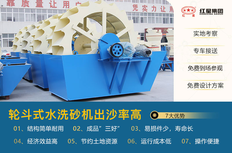 輪斗式洗砂機，專業(yè)設備提高效益
