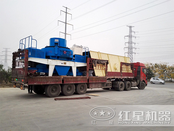 成套砂石設備發(fā)貨圖