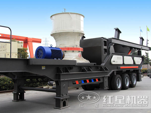 移動(dòng)式圓錐破碎機(jī)實(shí)拍圖